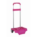 CARRO Grande para mochila,rosa oscuro