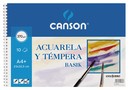 Bloc dibujo acuarela CANSON A4 10h. 370 gramos