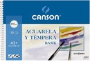 Bloc dibujo acuarela CANSON A3 10h. 370 gramos