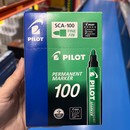 Rotulador Pilot Marker 100 verde E/12uds.