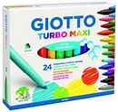 Rotuladores de Colores Giotto TurboMaxi 24uds.