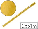 Papel kraft amarillo 1x25mts.