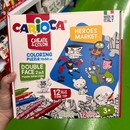 Puzzle Carioca coloring super heroes